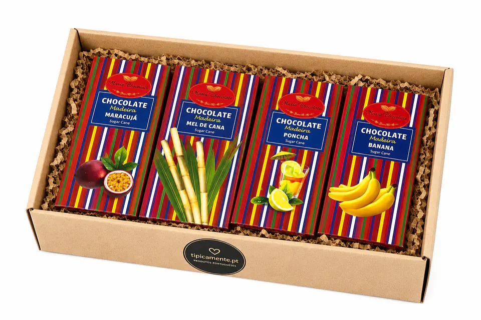 Coffret Saveurs de Madère – 4 chocolats artisanaux 2