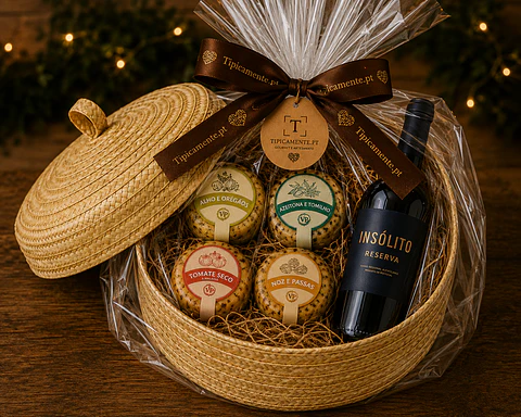 Cabaz Gourmet Queijos & Vinho – Tradição Portuguesa