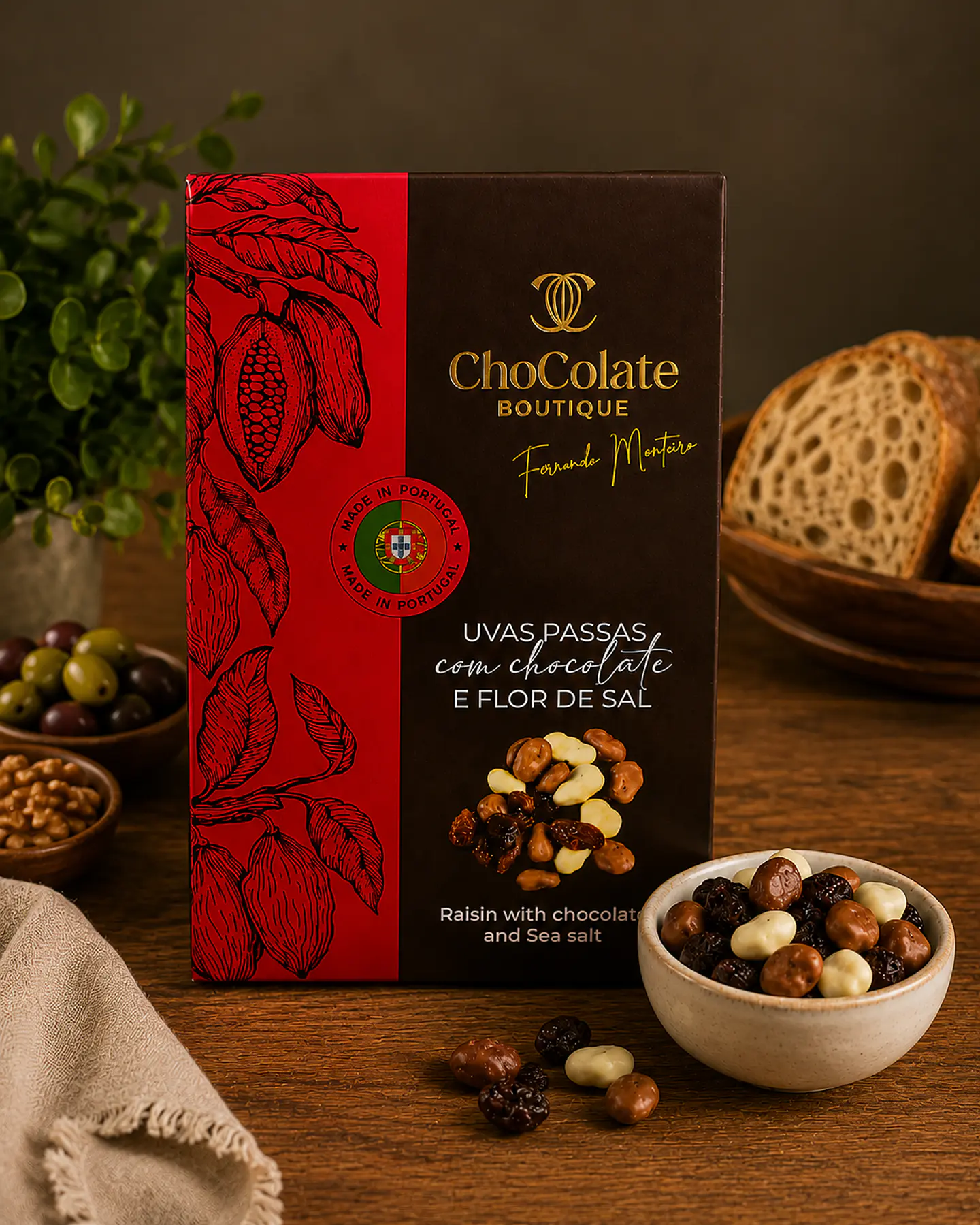 Raisins with Chocolate and Fleur de Sel 1