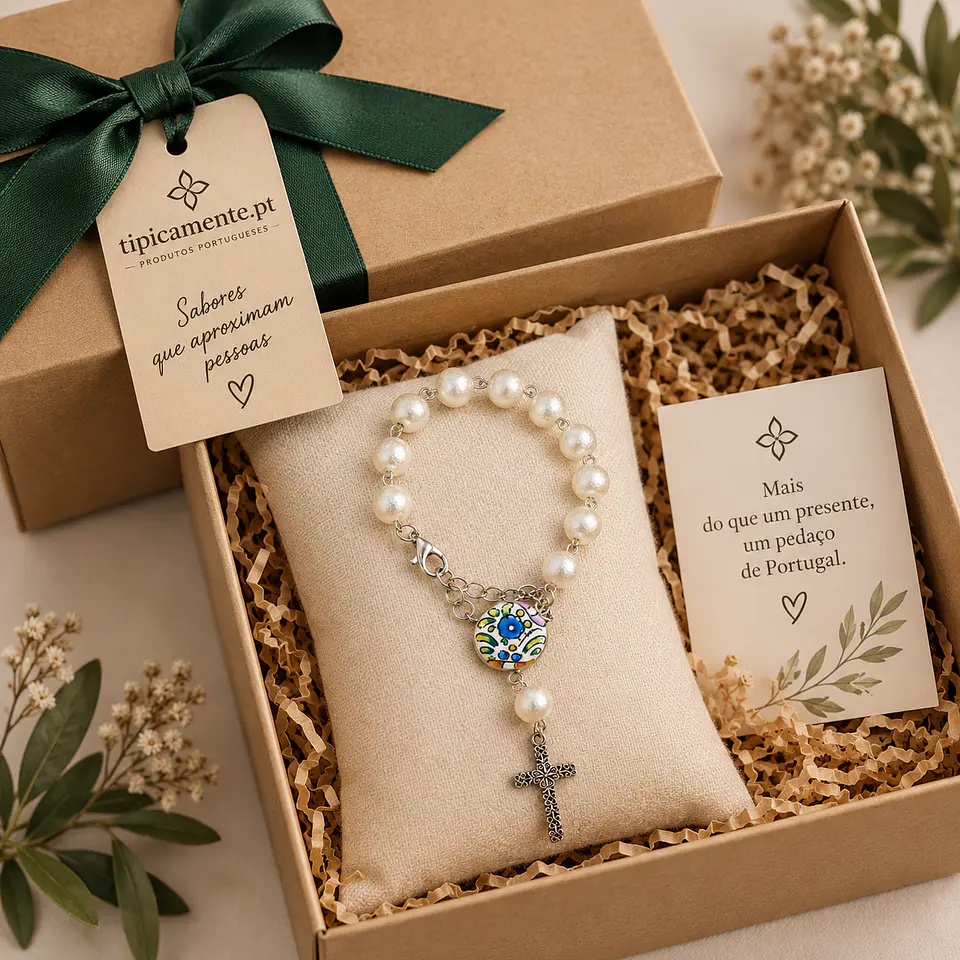 Hand-painted one-decade rosary  1
