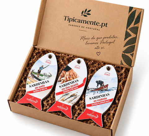 Pack Degustação de Sardinhas Portuguesas – 3 Sabores