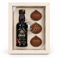 Caja con vino de Oporto y trufas de chocolate - Miniatura 2