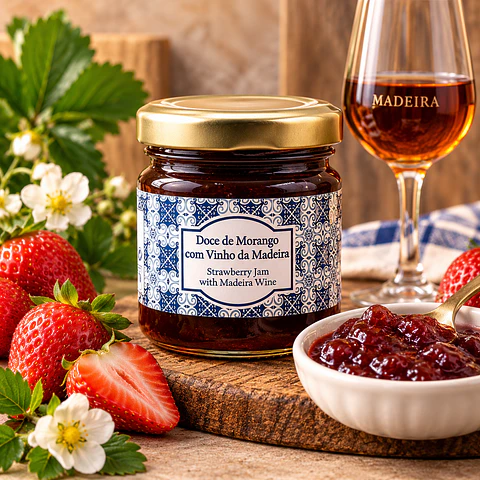 Doce de Morango com Vinho da Ilha da Madeira 