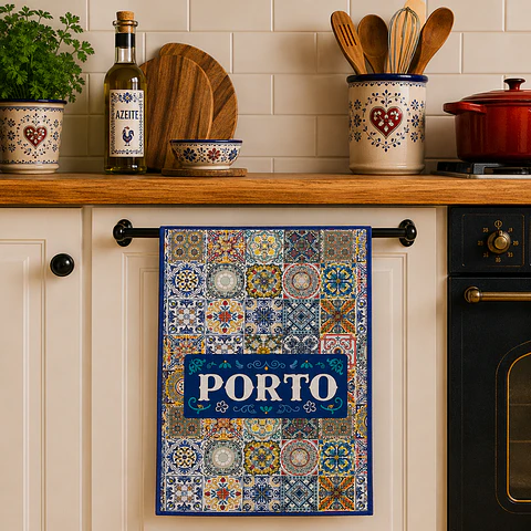 Pano de Prato Fátima  - Azulejos Porto 