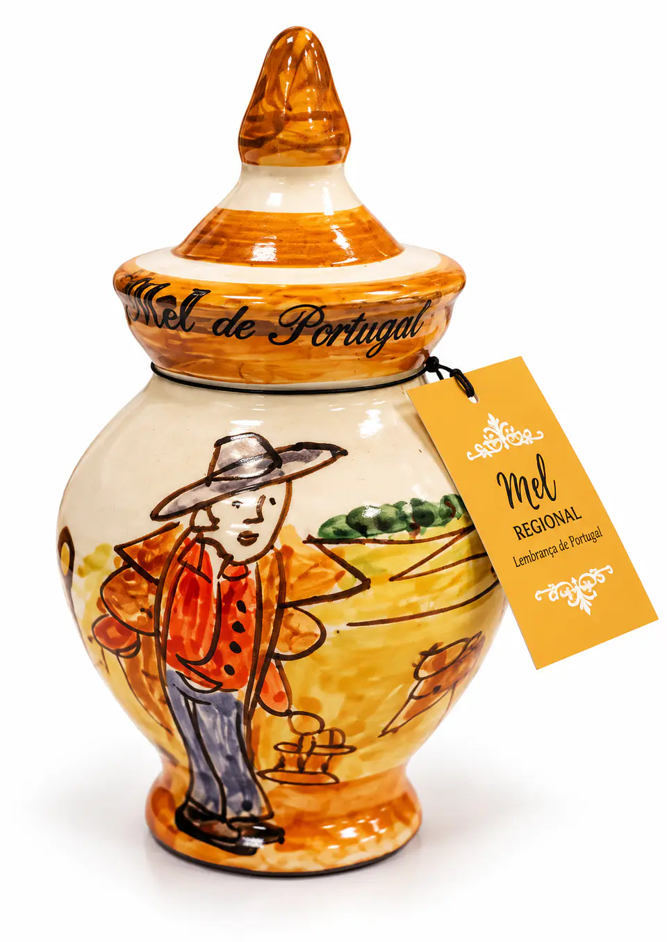 Mel 100% Natural - Pote Artesanal de Barro pintado à Mão 4