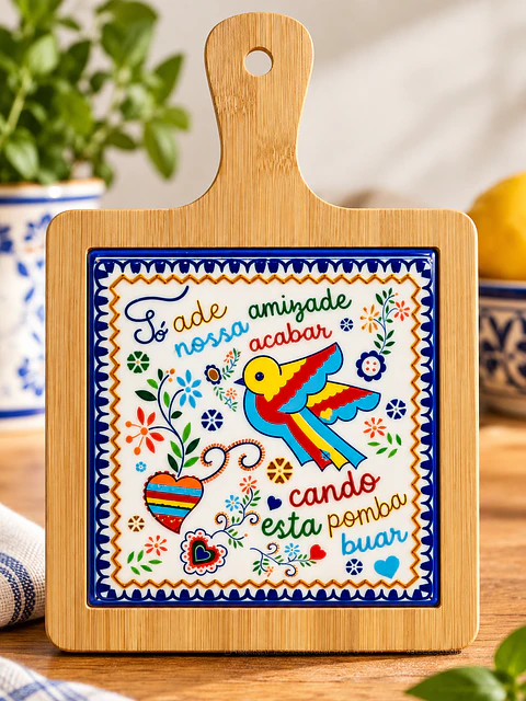 Tábua de Cozinha Decorativa Portuguesa – 28x10cm