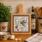 Tábua de Cozinha Decorativa Portuguesa – 28x10cm - Thumbnail 2