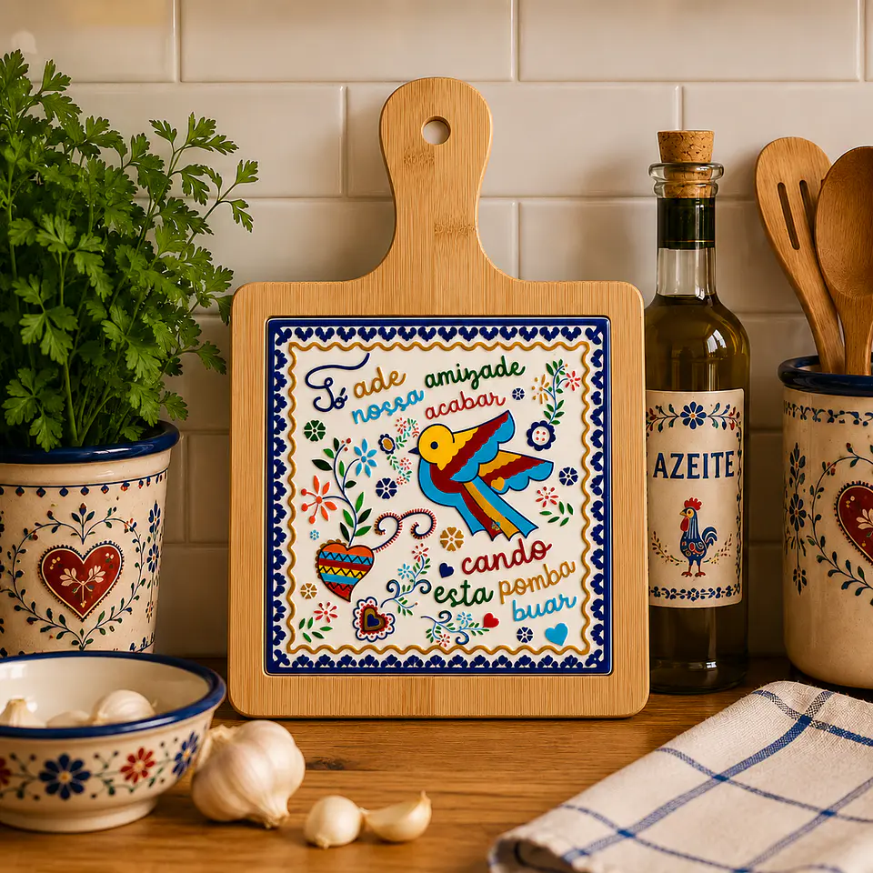 Tábua de Cozinha Decorativa Portuguesa – 28x10cm 2