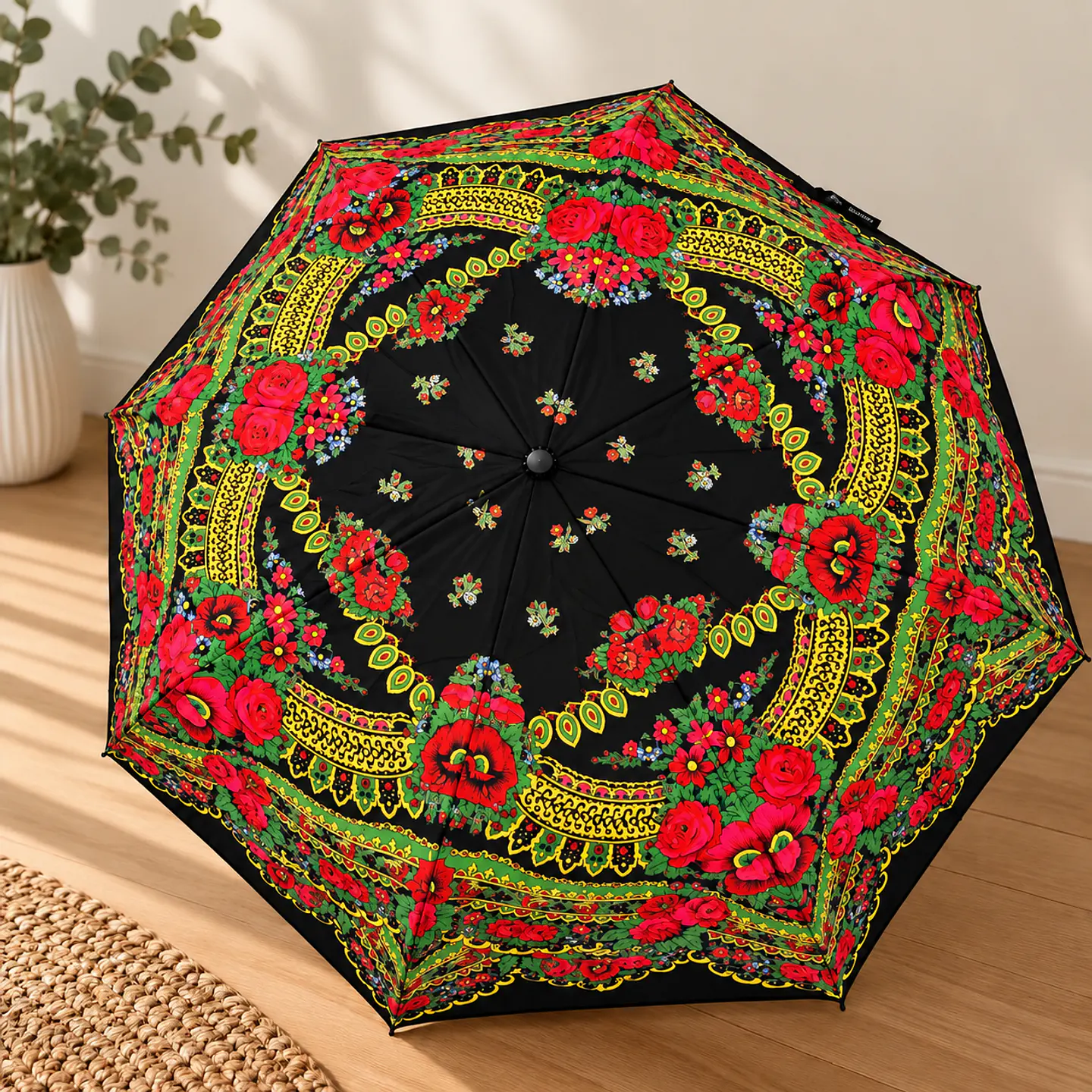 Umbrella with traditional Portuguese patterns and symbols 6