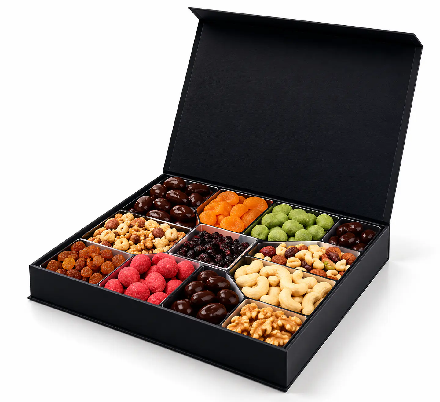 Sélection premium de fruits secs et chocolat | Coffret gourmand 1