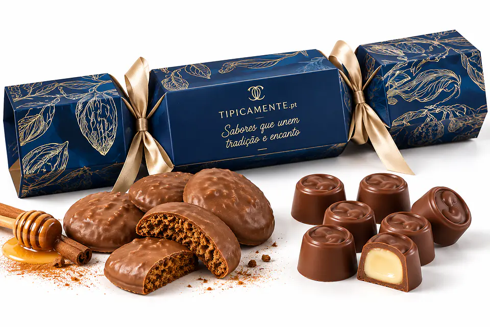 XL Special Christmas Cracker – Honey Cookies and Pastel de Nata Bonbons 2