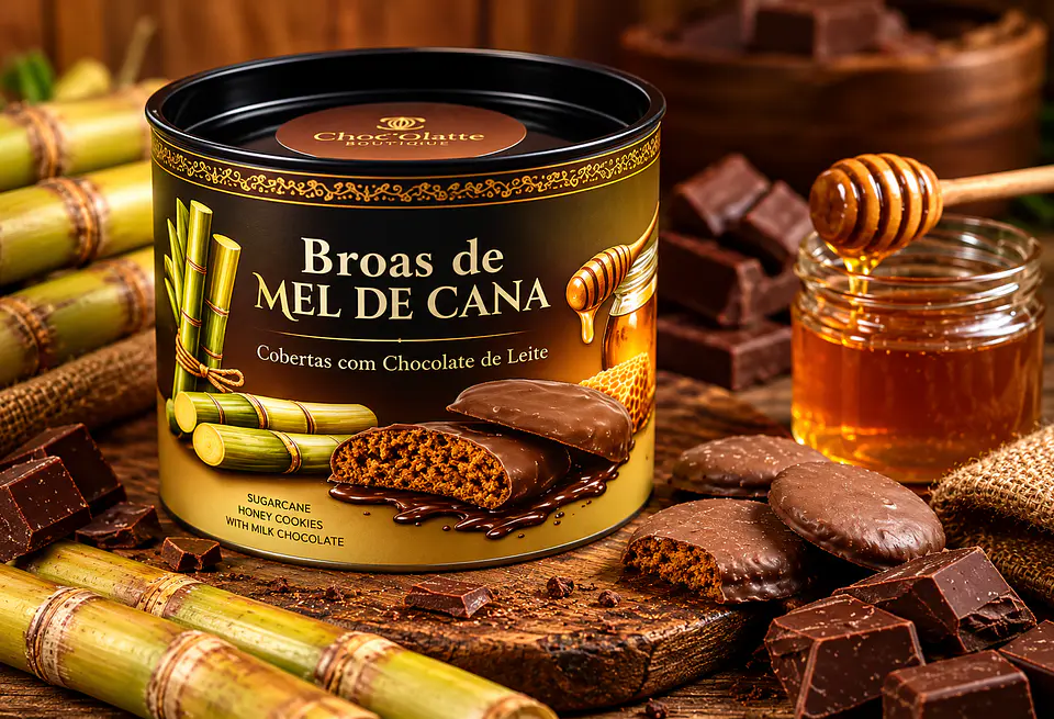 Cornbread with Sugarcane Honey and Chocolate from Madeira Island 1