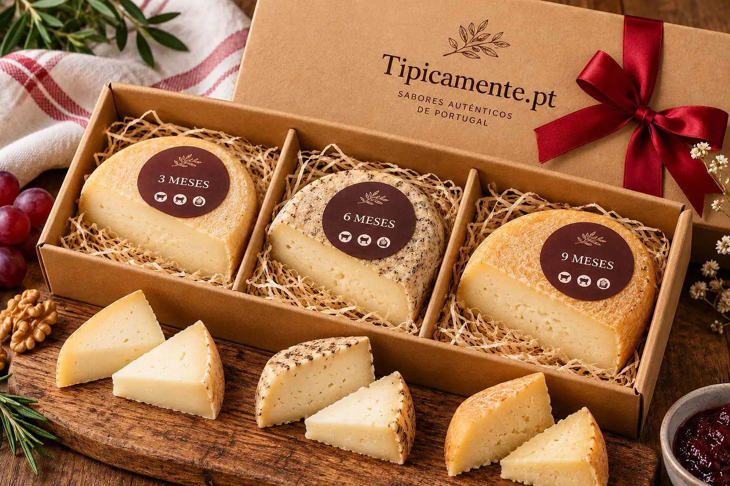 Pack Degustação de Queijos Senras – 3, 6 e 9 Meses de Cura 2