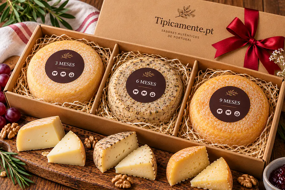 Pack Degustação de Queijos Senras – 3, 6 e 9 Meses de Cura 1