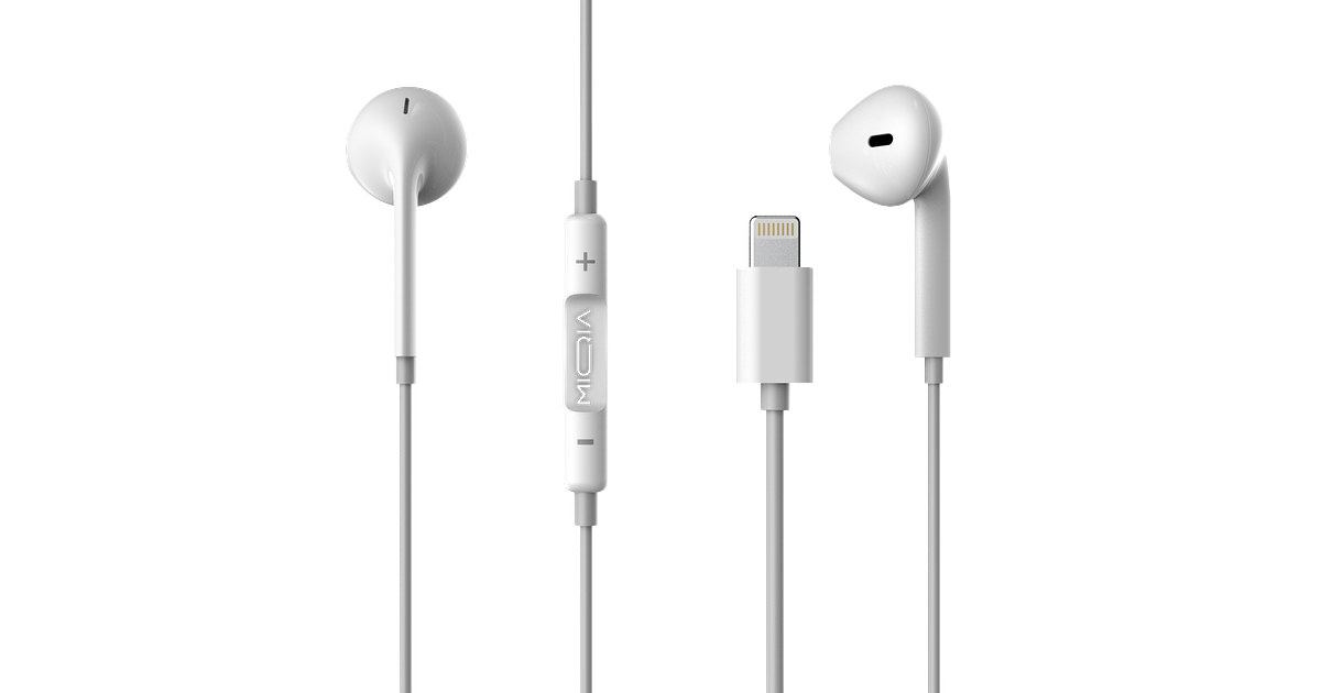 With Lightning Connector Earpods Entrada Jack Audífonos Apple
