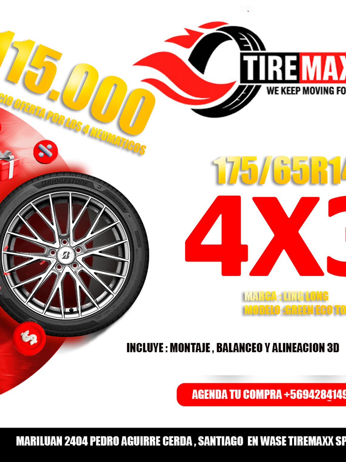 175/65 R14 PROMO ESPECIAL VERANO 2026 1