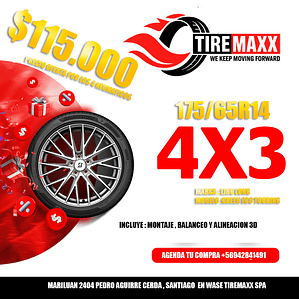 175/65 R14 PROMO ESPECIAL VERANO 2026