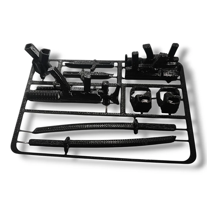 KIT CARD DE ACCESORIOS – SET DE ARMAS ESTILO TÁCTICO PARA TITAN 13 3