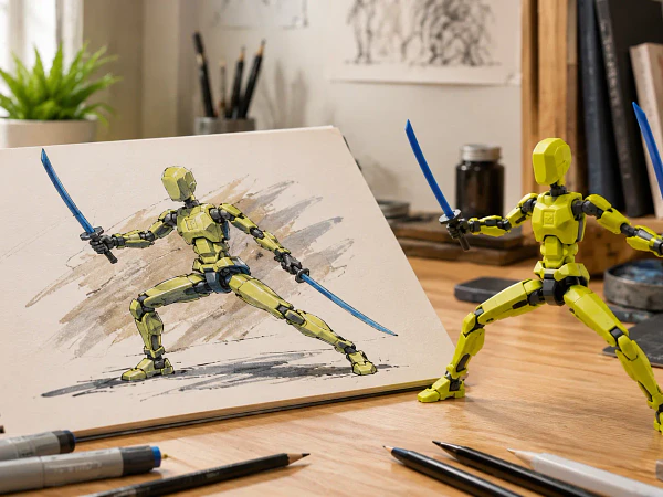 Cómo usar Titan 13 como referencia para dibujo: poses, anatomía y movimiento