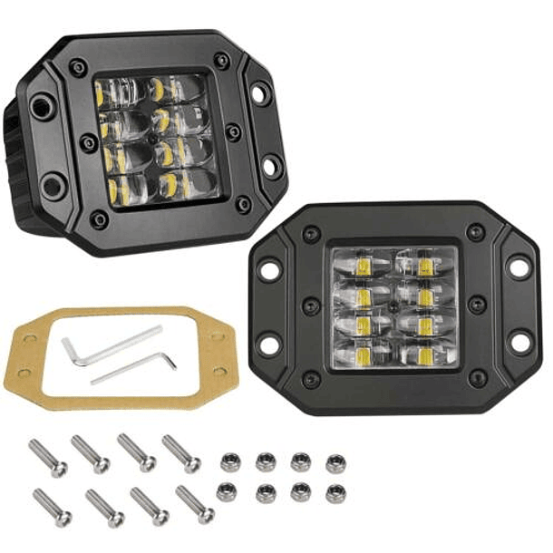 Led cuadrado para empotrar en Bumpers 160W