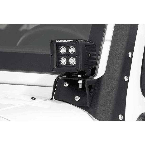 Soporte Focos Led en Parabrisas – Jeep Wrangler JK