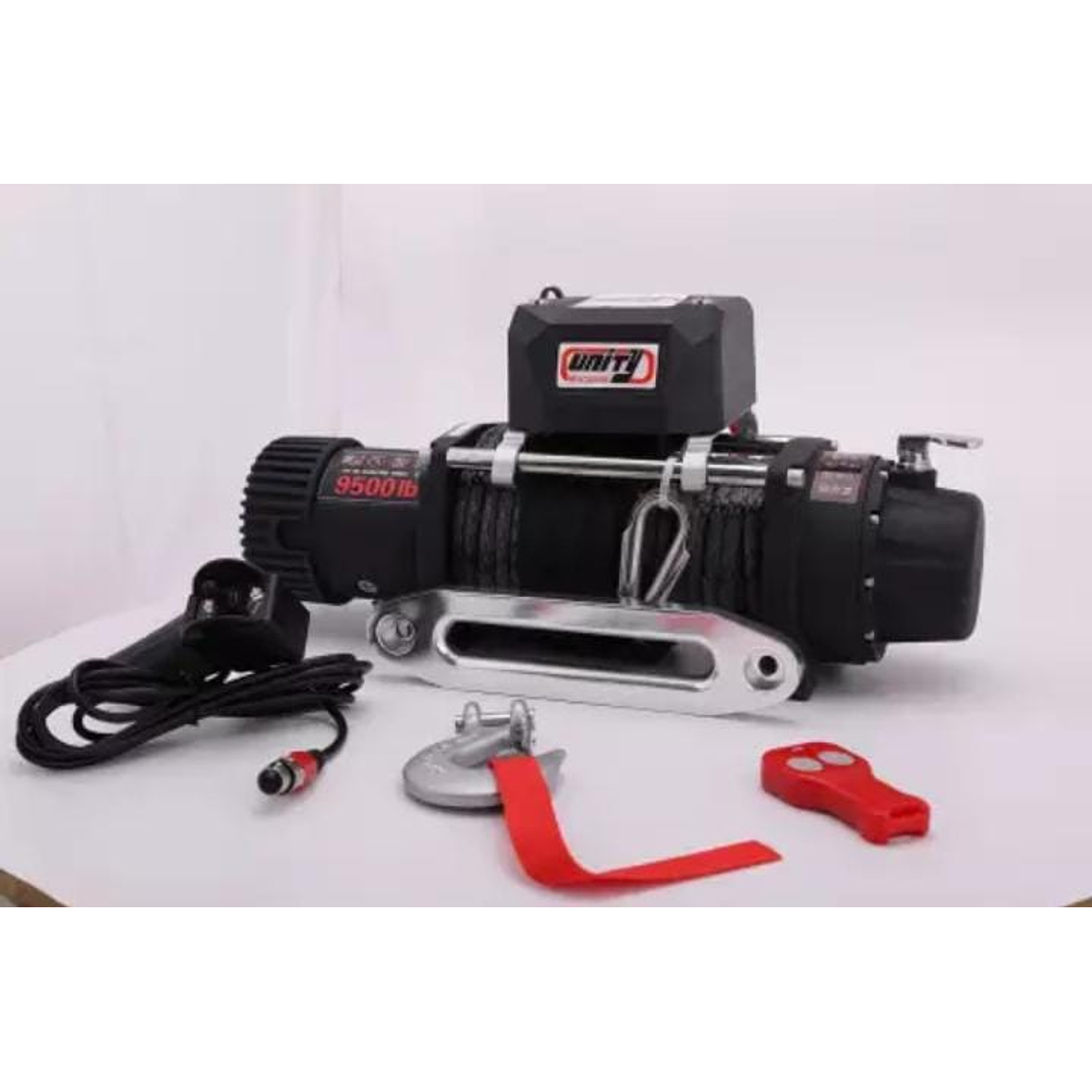 Winche eléctrico 9500lbs Piola Sintética