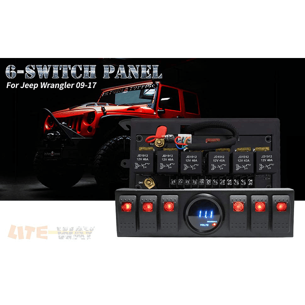 Switch control panel - Jeep Wrangler JK 1
