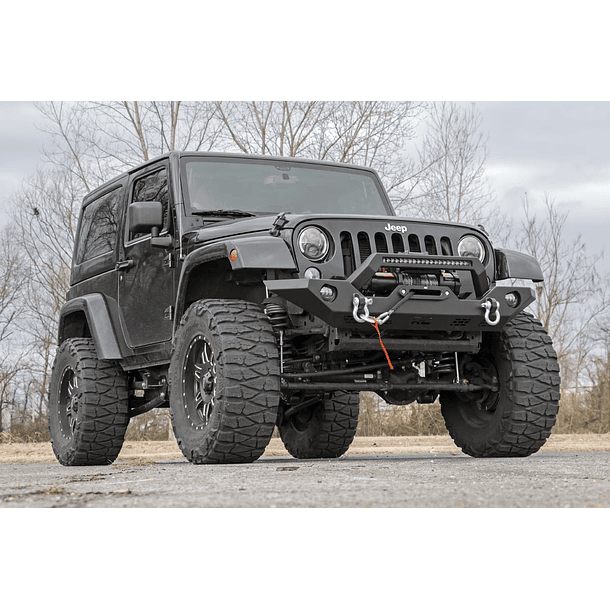 Bumper Delantero ROUGH COUNTRY Parachoque Con Barra Led Para  Jeep Wrangler JK/ JT/ JL