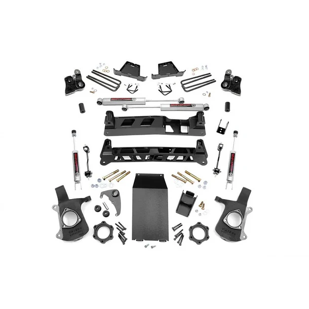 thumbnail image 2 of Rough Country 4.5" Suspension Lift Kit – Chevy GMC 1500 2WD 1999-2006 – W/ Shocks – SKU 239N2 2 of 5