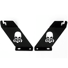 Soporte Barra Led Capot Skull Wrangler JK 2007+ 1