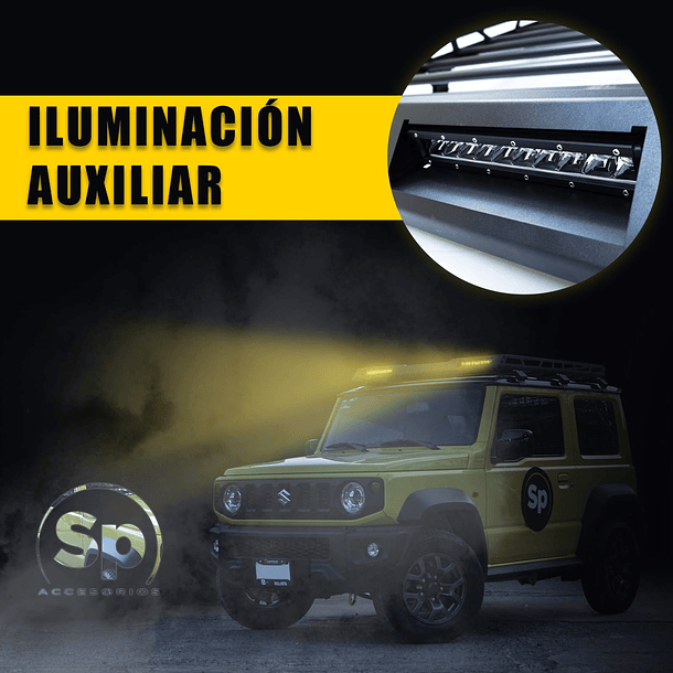 Parrilla de Techo Suzuki Jimny 2018+ Con LED 2