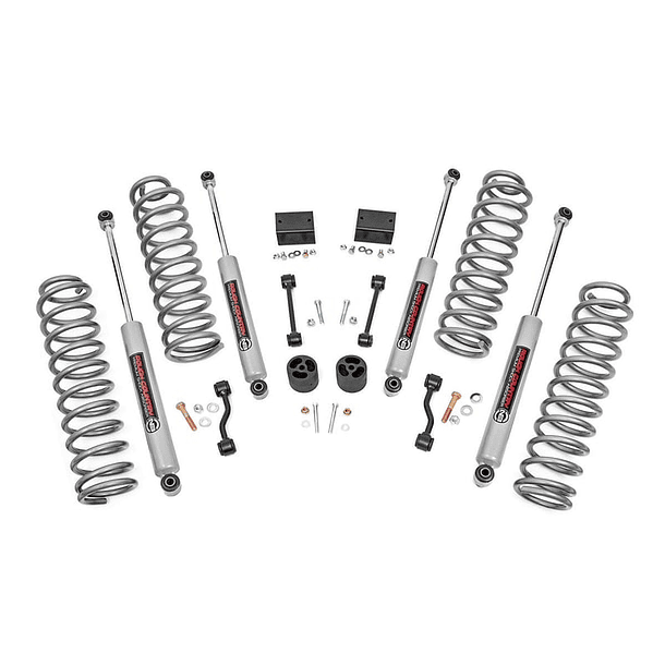 Rough Country 2.5" 4 PUERTAS Wrangler JL 2018+ RUBICON