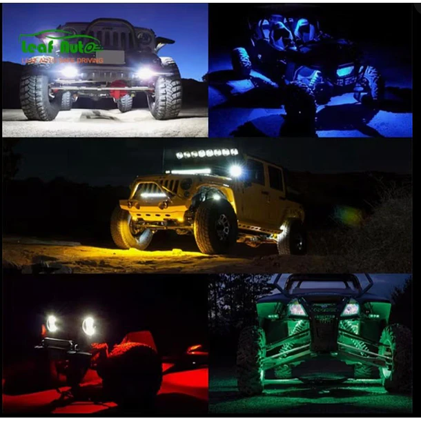 Rock Light Luz LED para rocas 8 Pods 5