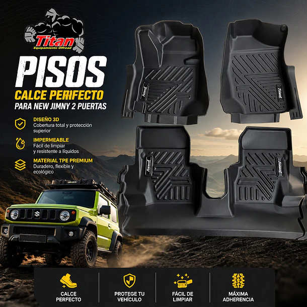 Pisos New Jimny 2018+ 2 puertas automatico
