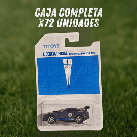 CAJA COMPLETA - Auto de Juguete Universidad Catolica Escala 1:64 – Licencia Oficial | Coleccionable para Hinchas y Niños