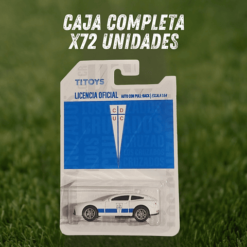CAJA COMPLETA - Auto de Juguete Universidad Catolica Escala 1:64 – Licencia Oficial | Coleccionable para Hinchas y Niños