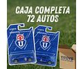 CAJA COMPLETA - Auto de Juguete Universidad de Chile Escala 1:64 – Licencia Oficial | Coleccionable para Hinchas y Niños