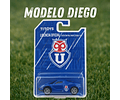 CAJA COMPLETA - Auto de Juguete Universidad de Chile Escala 1:64 – Licencia Oficial | Coleccionable para Hinchas y Niños