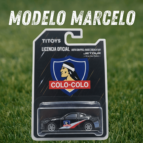 CAJA COMPLETA - Auto de Juguete Colo-Colo Escala 1:64 – Licencia Oficial | Coleccionable para Hinchas y Niños