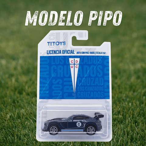 CAJA COMPLETA - Auto de Juguete Universidad Catolica Escala 1:64 – Licencia Oficial | Coleccionable para Hinchas y Niños