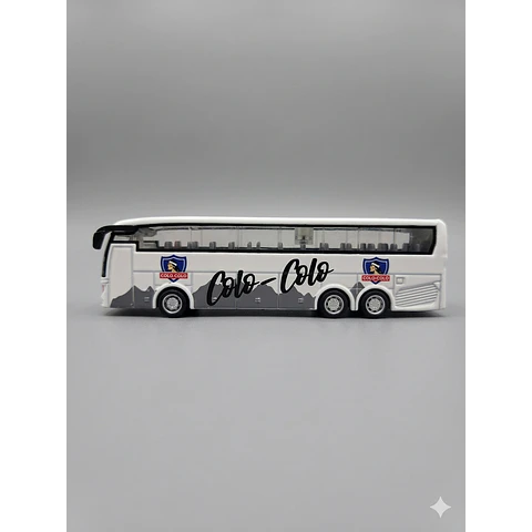 Bus Colo-Colo Titoys - Colección Oficial Cacique Albo - Juguete Coleccionable Niños