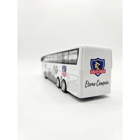 Bus Colo-Colo Titoys - Colección Oficial Cacique Albo - Juguete Coleccionable Niños