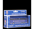 Bus Universidad de Chile Titoys - Colección Oficial Cacique Albo - Juguete Coleccionable Niños
