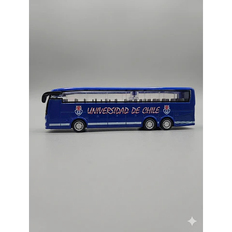 Bus Universidad de Chile Titoys - Colección Oficial Cacique Albo - Juguete Coleccionable Niños