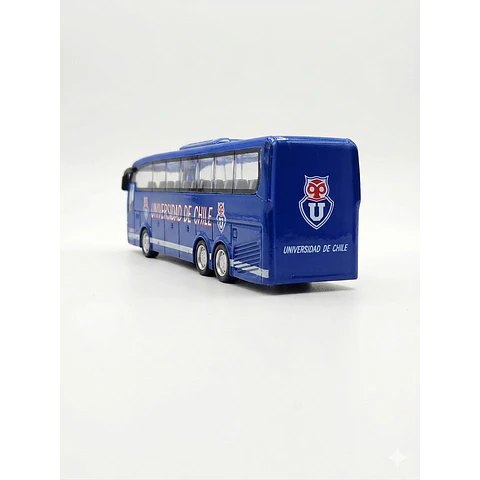 Bus Universidad de Chile Titoys - Colección Oficial Cacique Albo - Juguete Coleccionable Niños