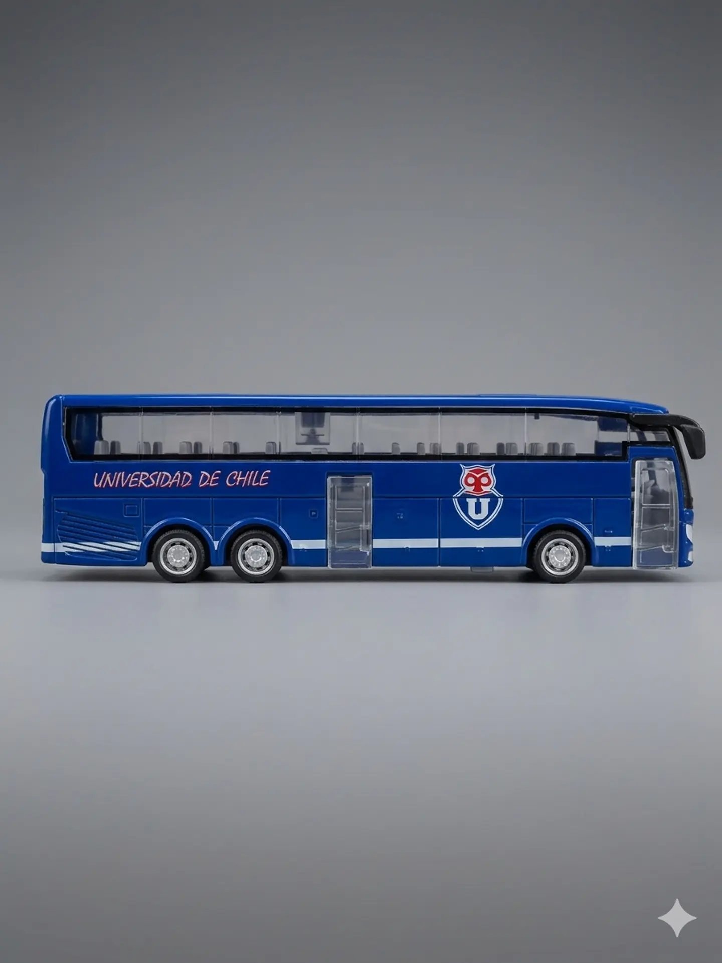 CAJA COMPLETA Bus Universidad de Chile Titoys - Colección Oficial - Juguete Coleccionable Niños 6