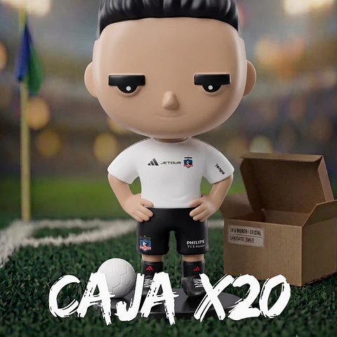 Caja Completa Figura Colo-Colo Camiseta Titular #23 Arturo Vidal – Edición 2026