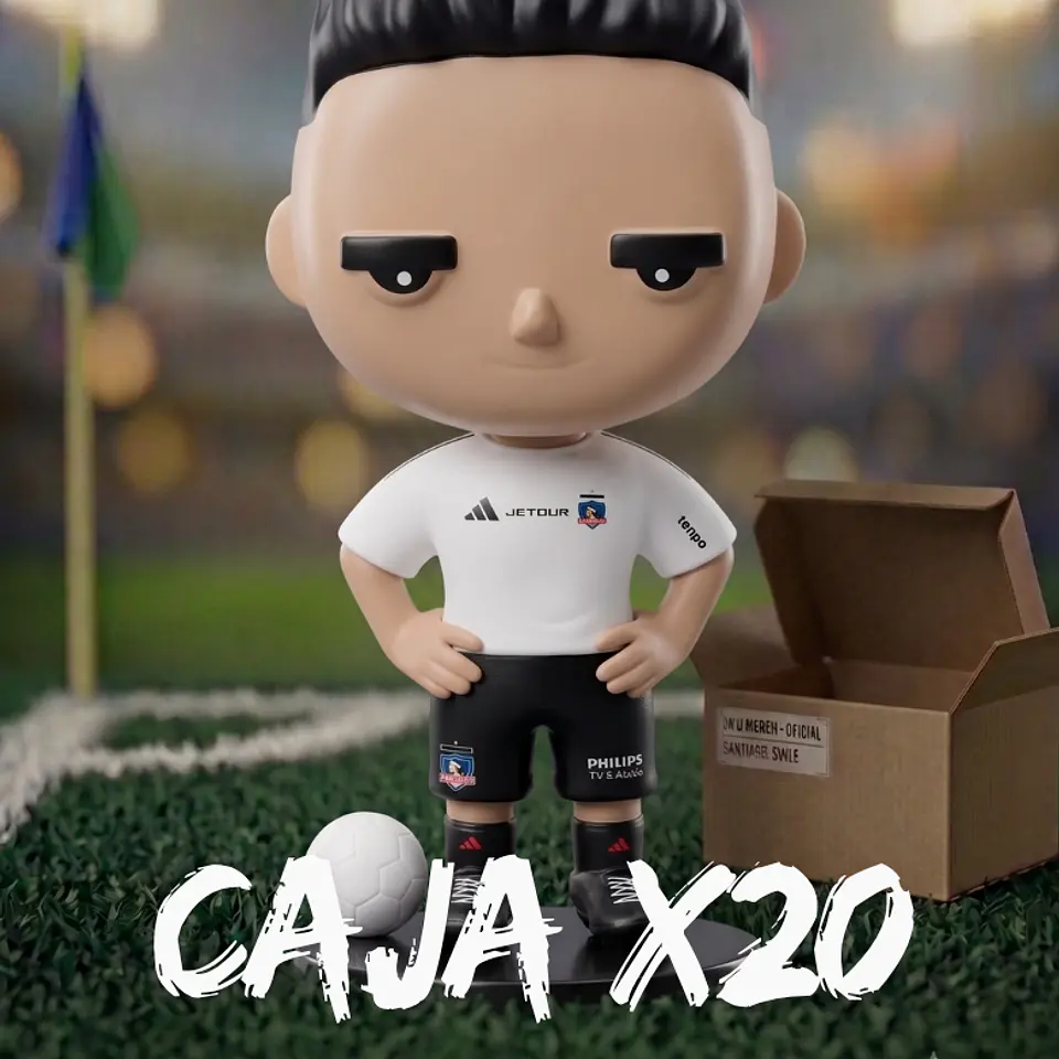 Caja Completa Figura Colo-Colo Camiseta Titular #23 Arturo Vidal – Edición 2026 1
