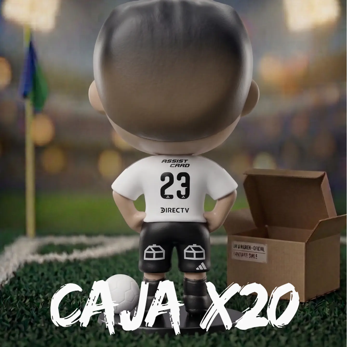 Caja Completa Figura Colo-Colo Camiseta Titular #23 Arturo Vidal – Edición 2026 2