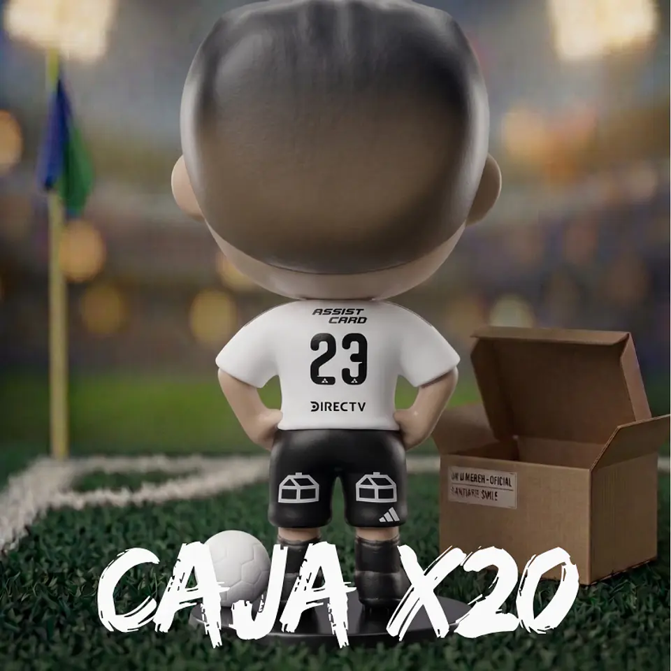 Caja Completa Figura Colo-Colo Camiseta Titular #23 Arturo Vidal – Edición 2026 2